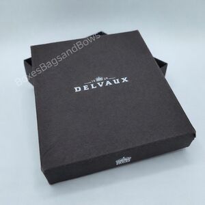 Delvaux Empty Gift Box | Authentic Luxury Packaging Storage Display